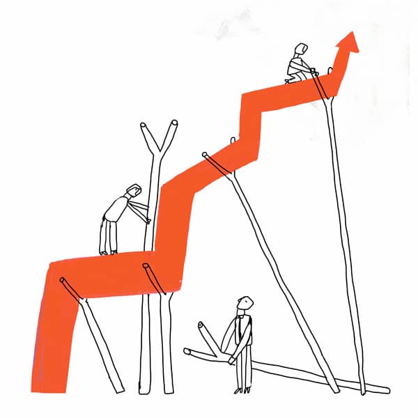 Teamwork Climbing Graph